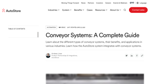 AutoStore System - Conveyor Solutions