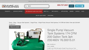 Leybold - 69 CFM Vacuum Tank System
