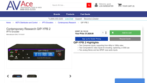 Contemporary Research - QIP-YPB 2 IPTV Encoder