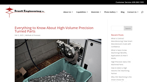 Avantie Engineering - Precision Turned Parts