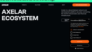Screenshot of Ecosystem | Axelar Network