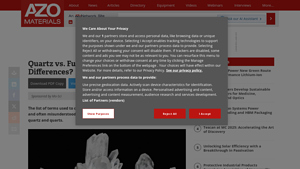 Azom - Fused Silica and Quartz Solutions