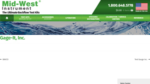 Gage-It, Inc. - Backflow Test Kits