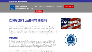 Baforging - High-Quality Forged Aluminum Parts