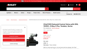 Bailey Hydraulics - Chief D03 Solenoid Control Valve