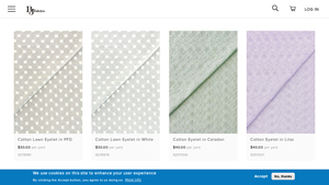 B&J Fabrics - Cotton Eyelet Fabrics