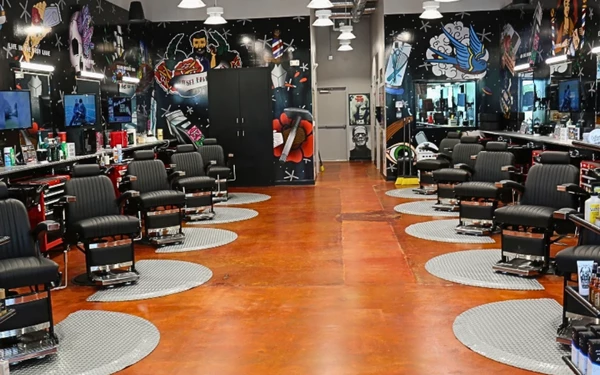 An application scenario or product detail of barbershop chairs - Image 5