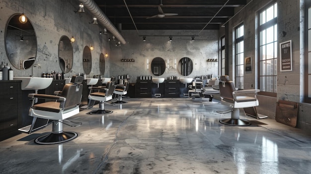 An application scenario or product detail of barbershop chairs - Image 16