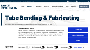 Bassett Industries - Precision Tube Fabrication Services