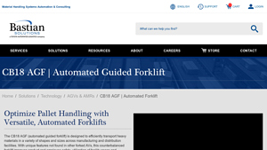 Bastian Solutions - CB18 Automated Forklift