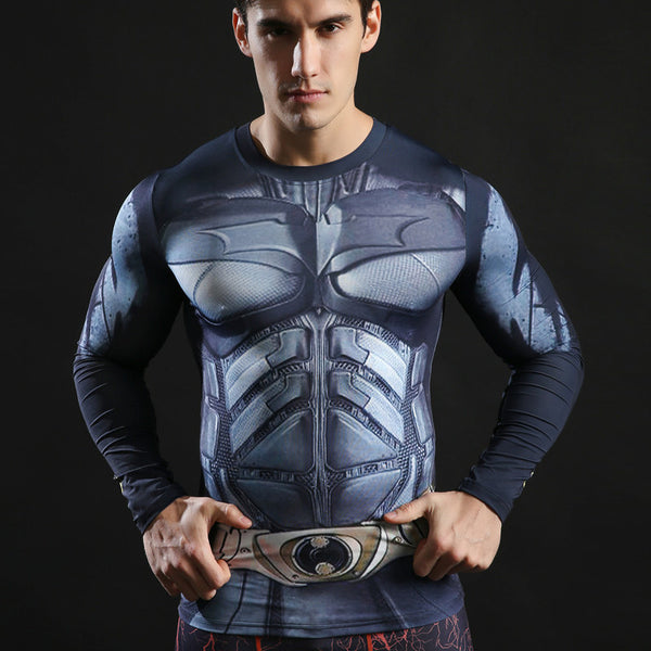 An application scenario or product detail of batman compression shirt - Image 3