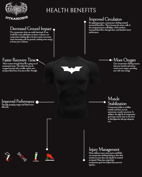 An application scenario or product detail of batman compression shirt - Image 23