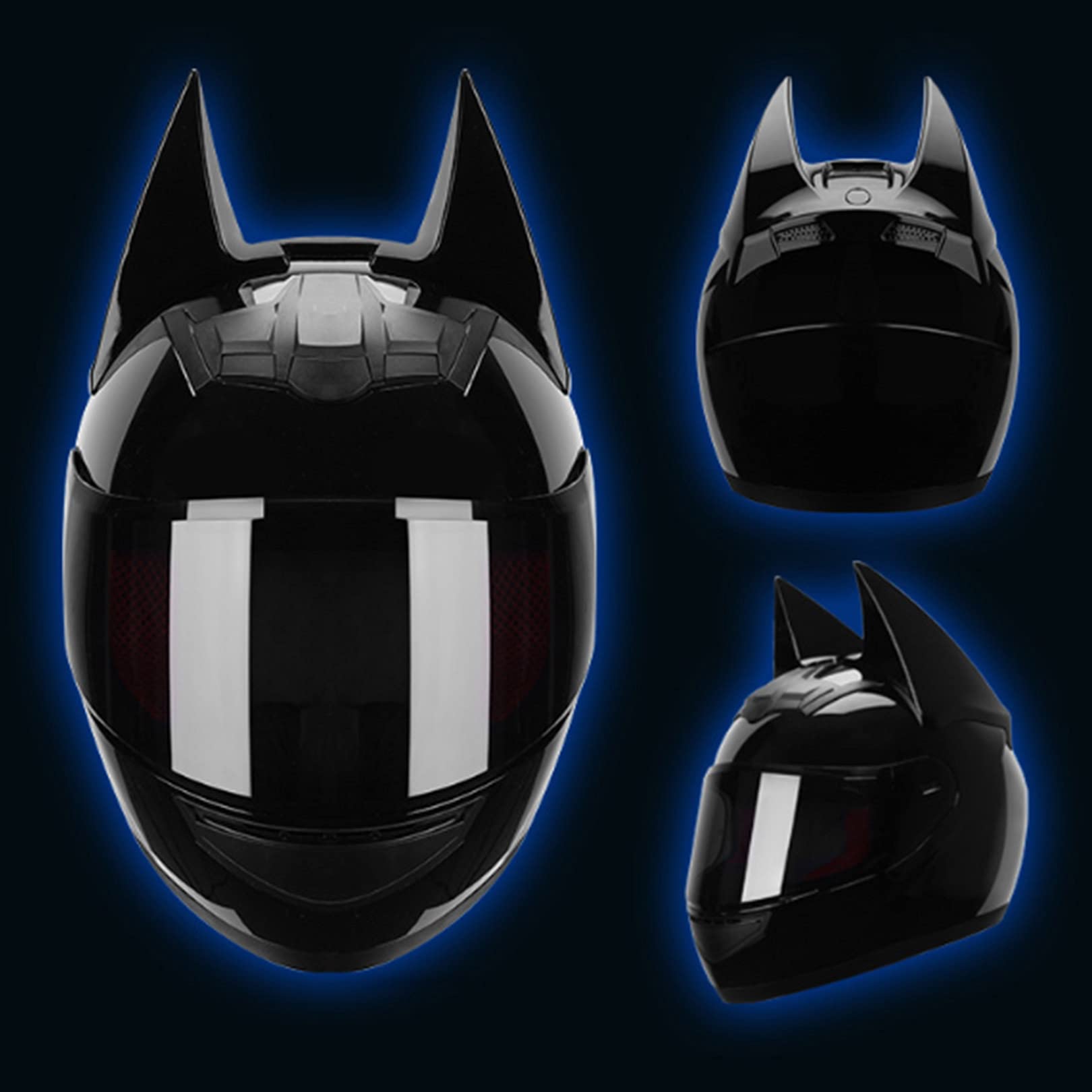 An application scenario or product detail of batman motorcycle helmet - Image 7