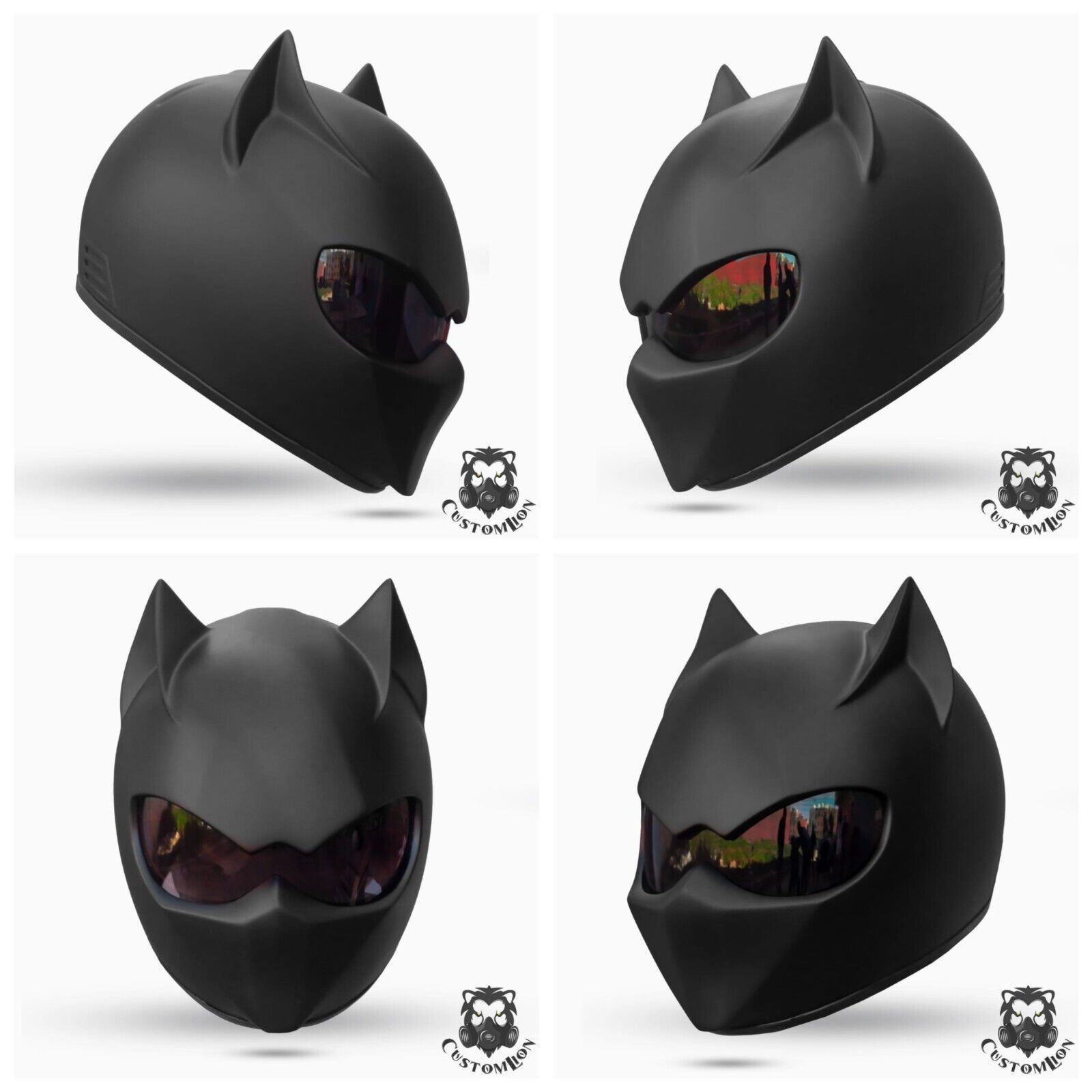 An application scenario or product detail of batman motorcycle helmet - Image 9