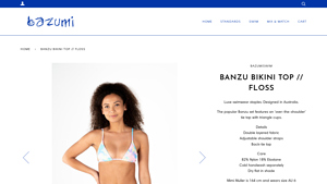 Bazumi Swimwear - Banzu Bikini Top