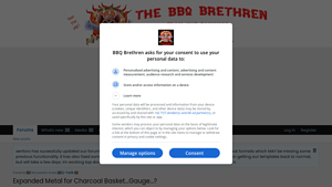 BBQ Brethren - Expanded Metal Charcoal Basket