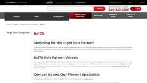 BB Wheels - 8x170 Bolt Pattern Wheels