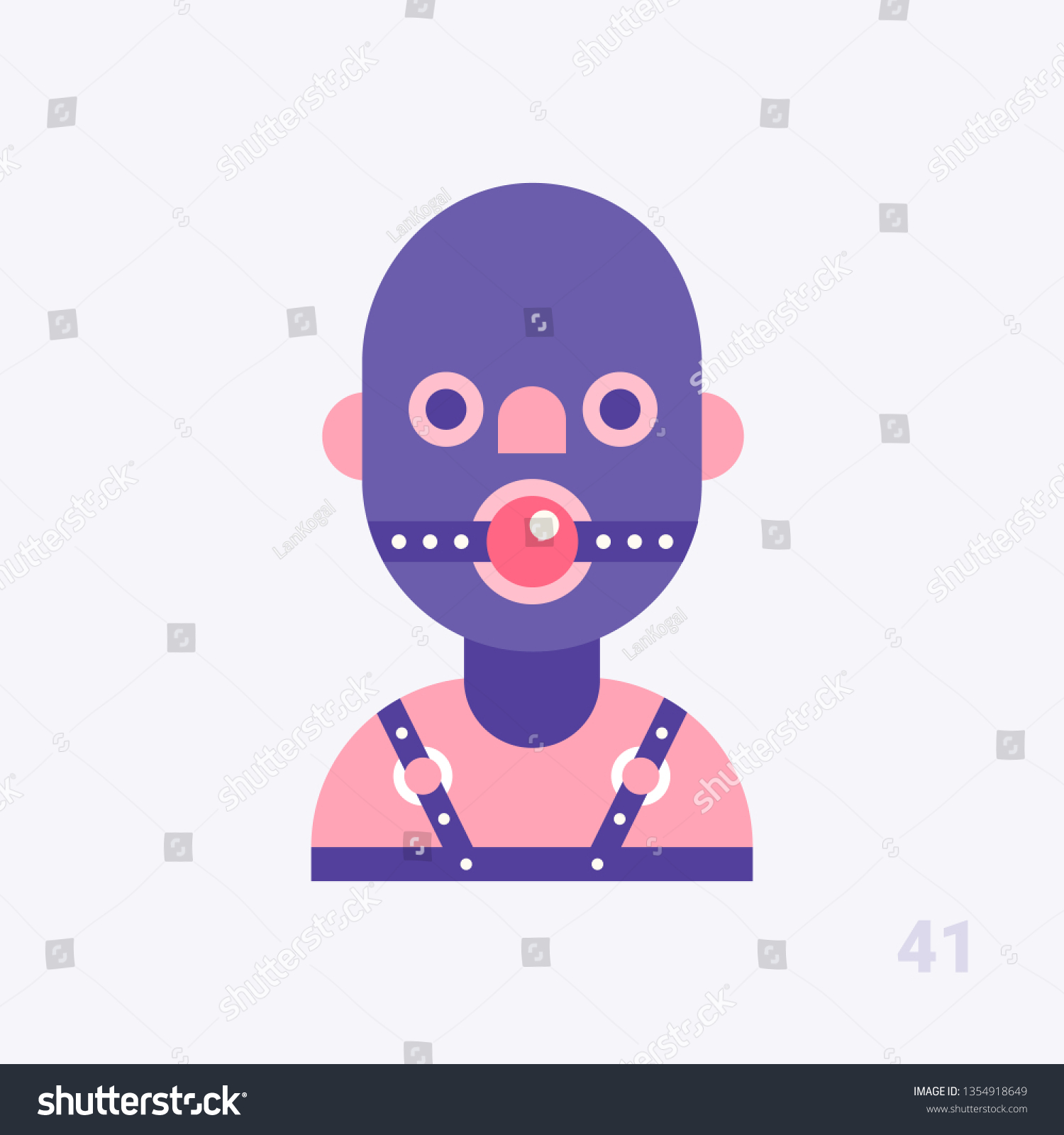 An application scenario or product detail of bdsm mask futuristic wise man - Image 10