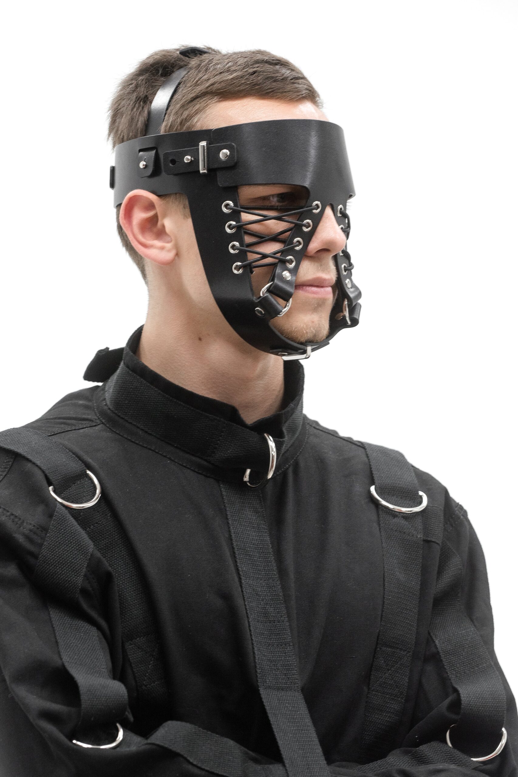 An application scenario or product detail of bdsm mask futuristic wise man - Image 12