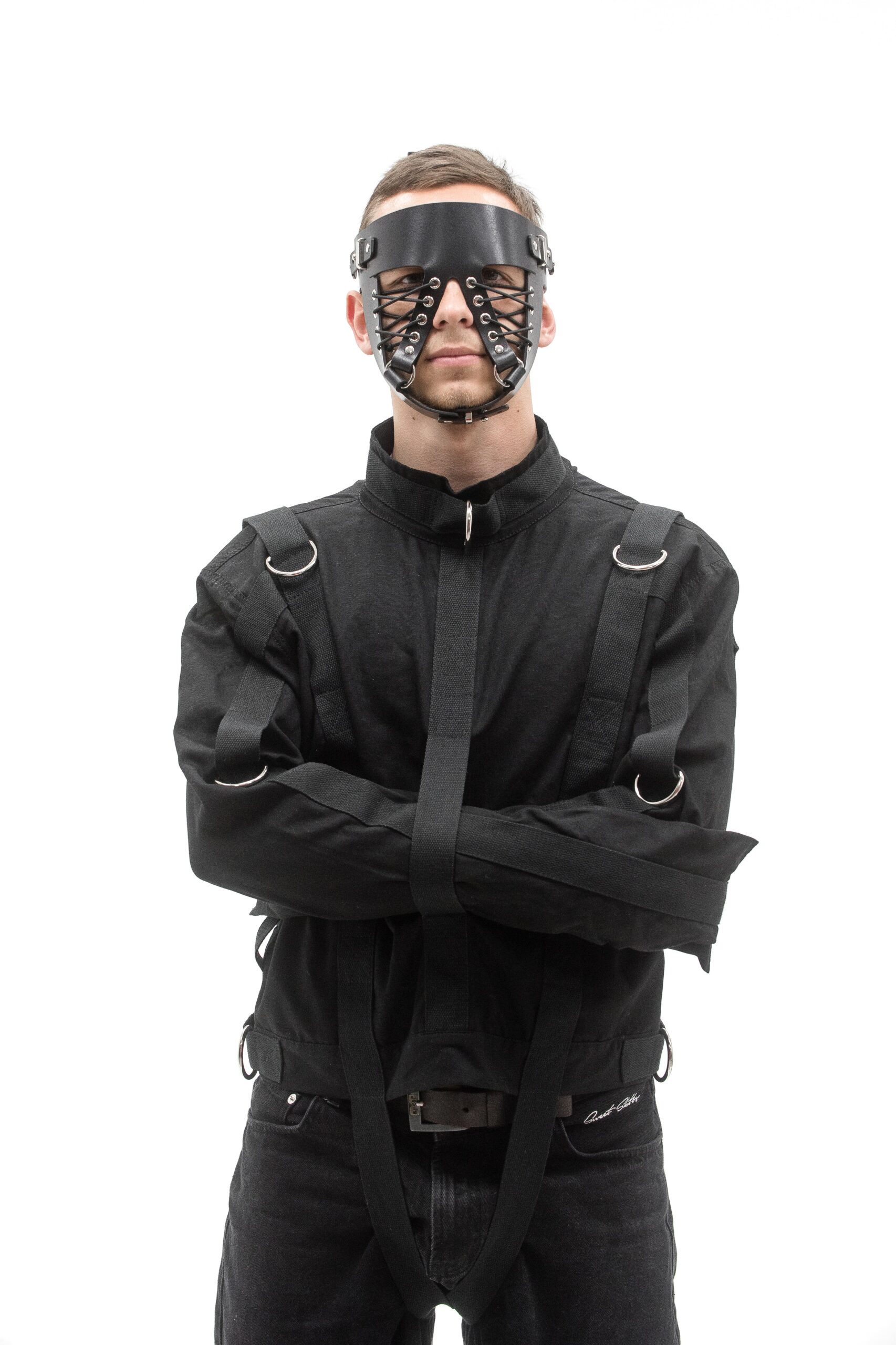 An application scenario or product detail of bdsm mask futuristic wise man - Image 16