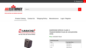 Hammond - BPD2G Class 2 Transformer Plug-In