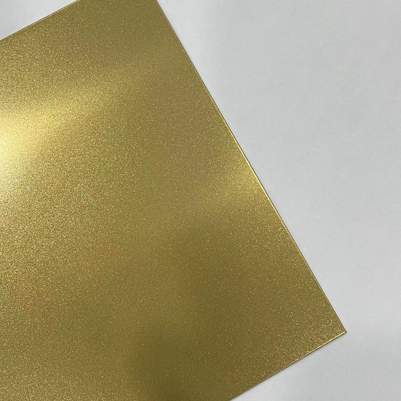 An application scenario or product detail of bead blasted gold - Image 1