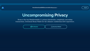 Screenshot of BEAM: Confidential DeFi & Crypto