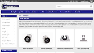 Bearings Direct - Linear Ball Bearings