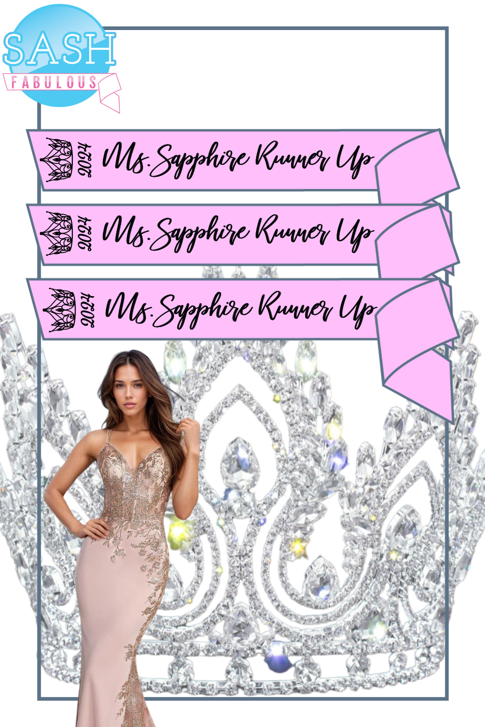An application scenario or product detail of beauty pageant sash - Image 7