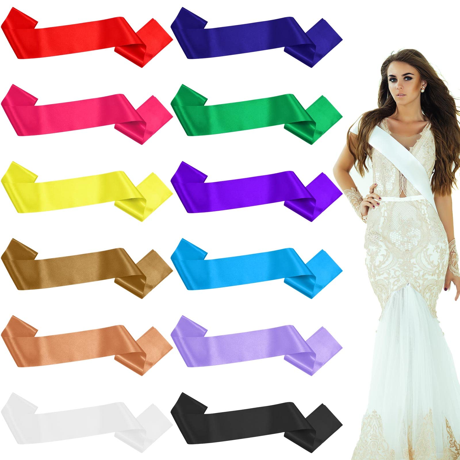 An application scenario or product detail of beauty pageant sash - Image 15