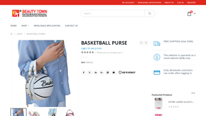 Beauty Town International - Basketball Purse