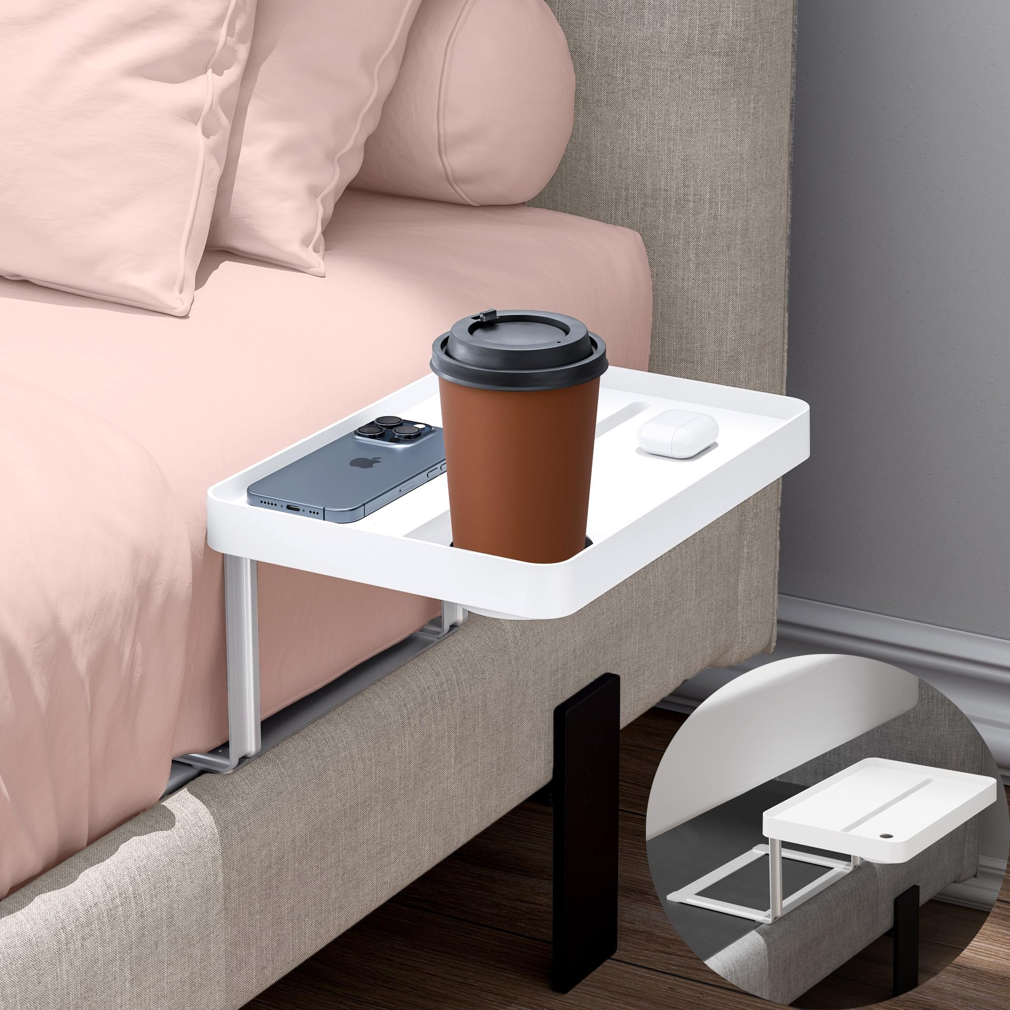 An application scenario or product detail of bedside table tray - Image 4