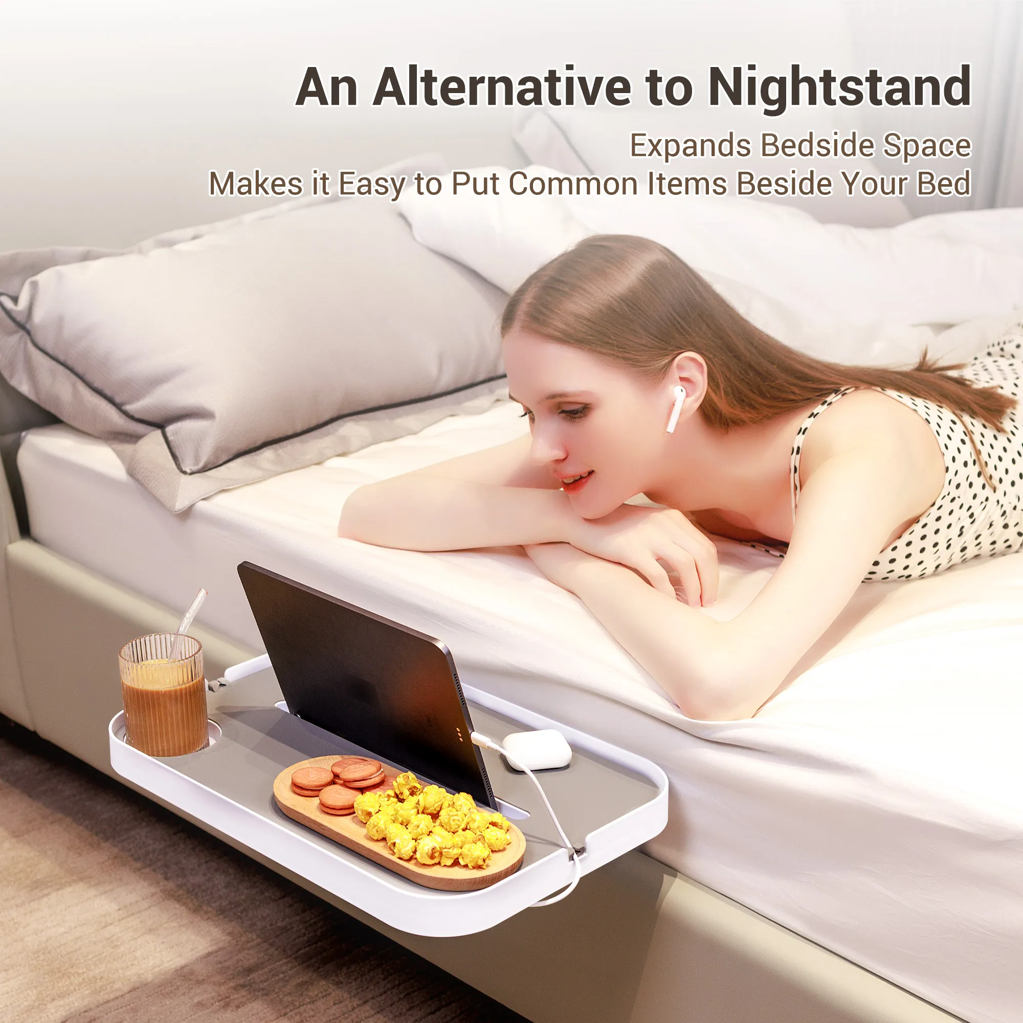 An application scenario or product detail of bedside table tray - Image 10