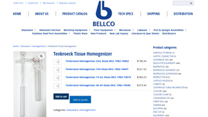 Bellco - Tenbroeck Homogenizer 2ml Glass
