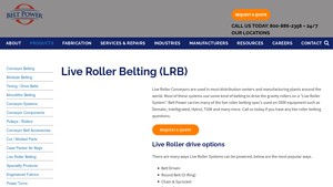 Belt Power - Live Roller Belting (LRB)