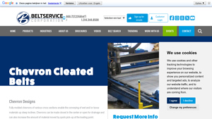 Beltservice - Chevron Cleated Belts