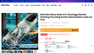 Bestvibe - Starry Gaze 4 in 1 Dual Egg Vibrator