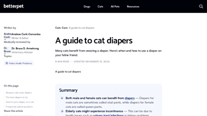 BetterPet - Cat Diapers