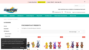 Beyburst - Five Nights at Freddy Brick Minifigure Custom Toy Set Series 6