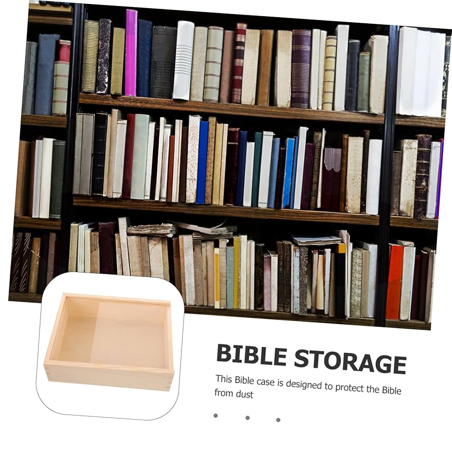 An application scenario or product detail of bible storage box glass top - Image 4