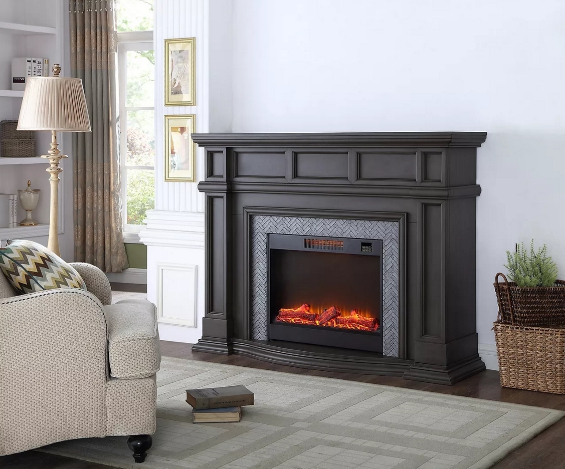 An application scenario or product detail of big lots electric fireplace - Image 1