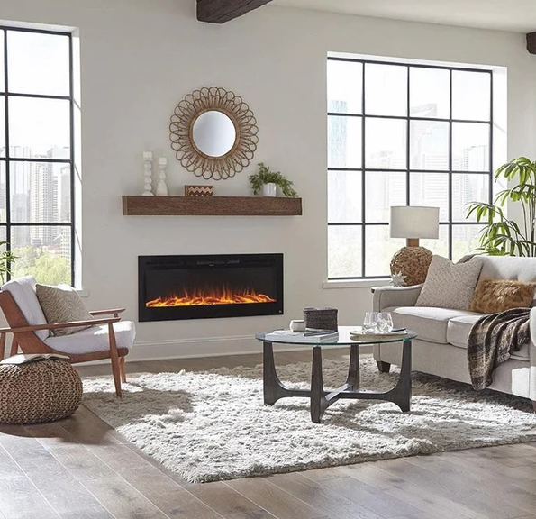 An application scenario or product detail of big lots electric fireplace - Image 6