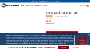 Big Agnes - Shock Cord Repair Kit