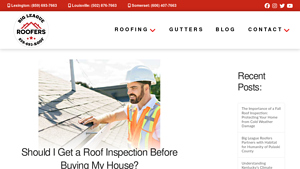 Big League Roofers - Roof Inspection Services