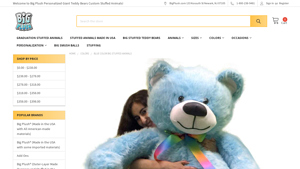 Big Plush - Giant Blue Stuffed Animals