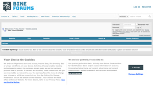 BikeForums - Tandem Bicycles and Trikes