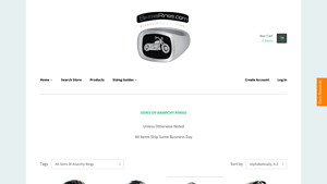 Bikers Rings - SOA Stainless Steel Spinner Ring