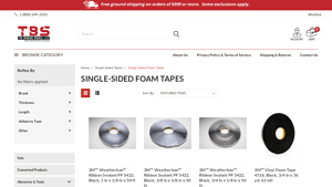 The Binding Source - Single-Sided Foam Tapes