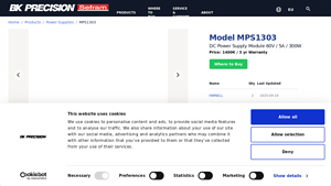 BK Precision - MPS1303 DC Power Supply Module