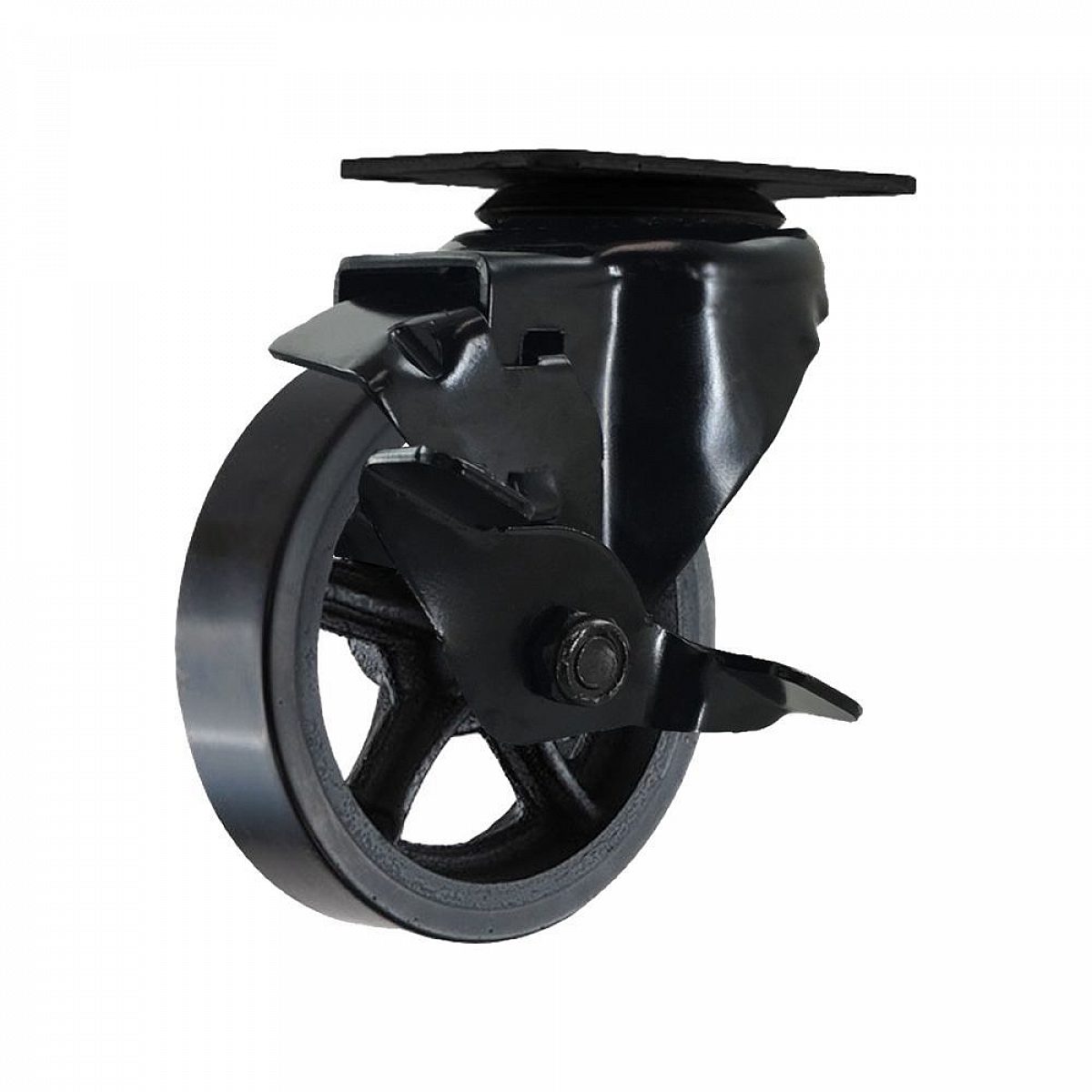 An application scenario or product detail of black caster wheels - Image 5